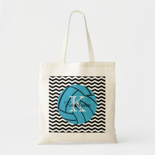Monogram Turquoise Volleyball Canvas tas