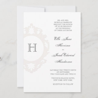 Monogram Uitnodiging