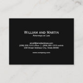 Monogram | Uitvoerend | Visitekaartje (Achterkant)