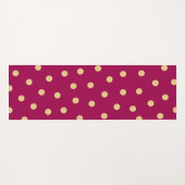 Monogram Unieke roze goudmat Yogamat (Achterkant (horizontaal))