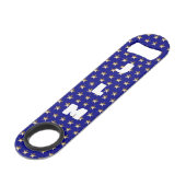 Monogram USA Gold et Blue Star Design (Devant angulaire)