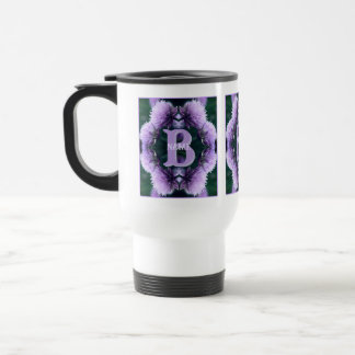 Monogram Uw Initiële Naam Allium Gepersonaliseerd Reisbeker