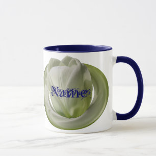 Monogram Uw Naam Tulp Bloemstuk Persoonlijk Mok