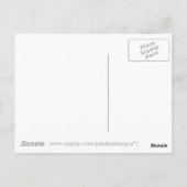 Monogram V Cute Horse Personalized Briefkaart (Achterkant)