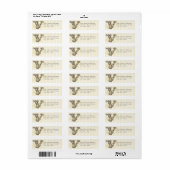 Monogram V Etiket (Full Sheet)