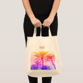 MONOGRAM vakantie zonsondergang Canvas tas RETRO P (Voorkant (product))