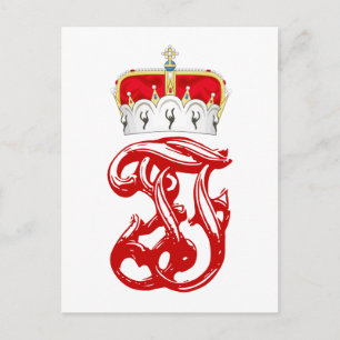 Monogram van aartshertog Franz Ferdinand Briefkaart