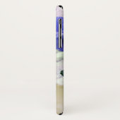 MONOGRAM VAN BLAUWE WITTE ROSSEN EN ANEMONSENSTROM Case-Mate iPhone CASE (Achterkant/links)