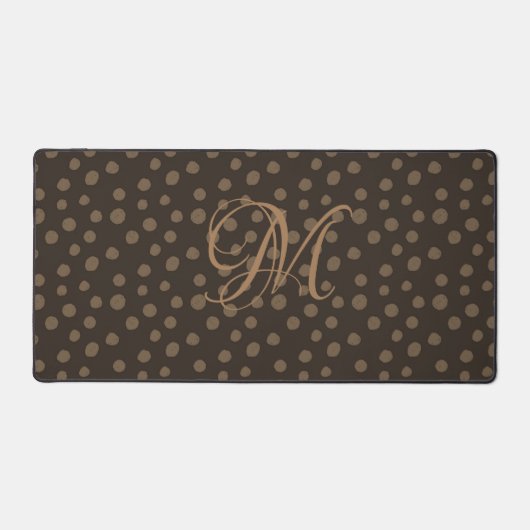 Monogram van Brown en Camel Bureaumat (Voorkant)