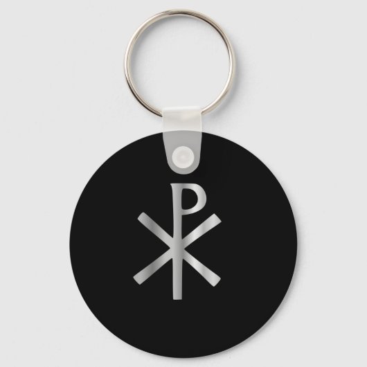 Monogram van Christus - chi rho Sleutelhanger (Voorkant)