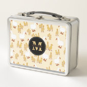 Monogram van Cute Moeder Duck & Baby Ducking Patte (Voorkant)