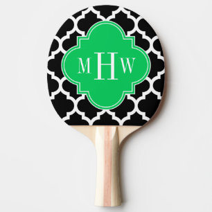Monogram van de marinenaam Emerald Wht Moroccan #5 Tafeltennisbatje