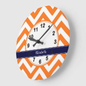 Monogram van de Naam van de Marine van de Chevron Grote Klok (Hoek)