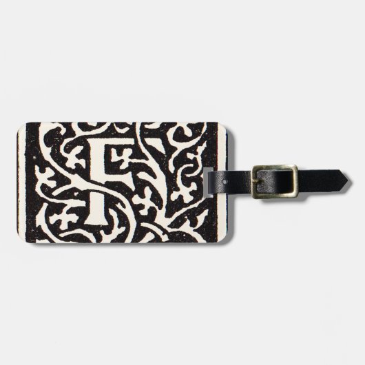  Monogram van de Nieuwe Titel Bagagelabel (Voorkant horizontaal)