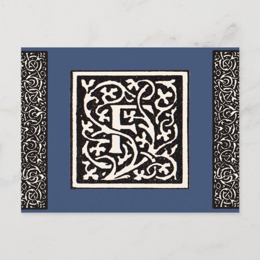  Monogram van de Nieuwe Titel Briefkaart (Voorkant)