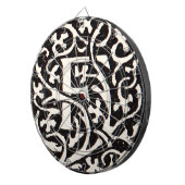 Monogram van de Nieuwe Titel Dartbord (Voorkant Rechts)