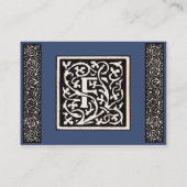 Monogram van de Nieuwe Titel Visitekaartje (Achterkant)