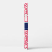 Monogram van de zeemacht van het fluitpatroon van  Case-Mate iPhone case (Achterkant / Rechts)