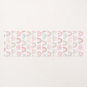 Monogram van het flessenpatroon yogamat (Achterkant (horizontaal))