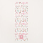 Monogram van het flessenpatroon yogamat (Voorkant)