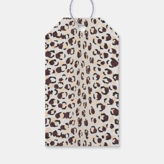 Monogram van het moderne kathedaap cadeaulabel (Achterkant)