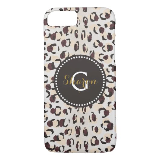 Monogram van het moderne kathedaap Case-Mate iPhone case (Achterkant)