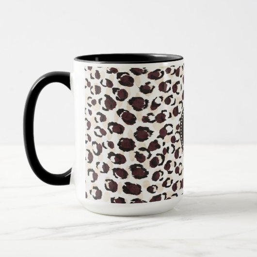 Monogram van het moderne kathedaap mok (Links)