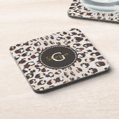 Monogram van het moderne kathedaap onderzetter (Linkerzijde)