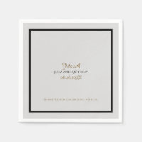 Monogram van het paar (namen/initiaal) op wit