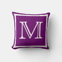 monogram Vaste Paars Grafiek platte pijp
