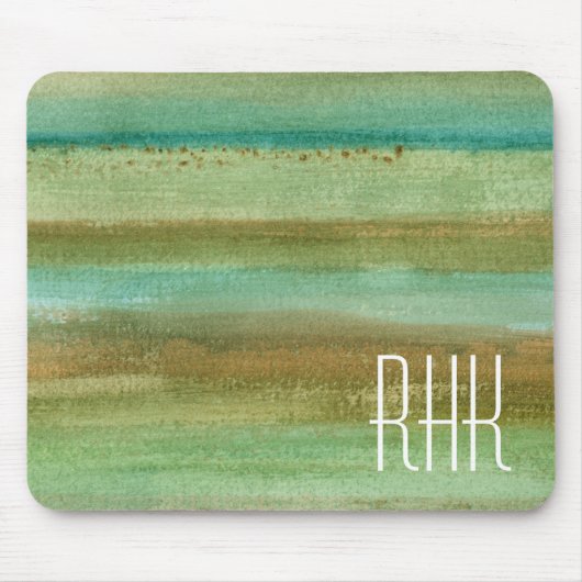 Monogram | Velden in voorjaar I Muismat (Voorkant)