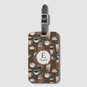 Monogram Venti Coffee Lover Bagagelabel