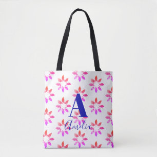 Monogram ventilator Waterverf Retro Patroon Hot Pi Draagtas
