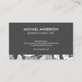 Monogram | veren | QR-code Visitekaartje (Achterkant)