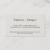 Monogram | Vergroting element (goud II) Visitekaartje (Achterkant)