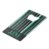 Monogram vert émeraude, noir, rayure code-barres (Dos Angle)