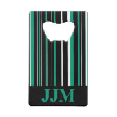 Monogram vert émeraude, noir, rayure code-barres (Dos)