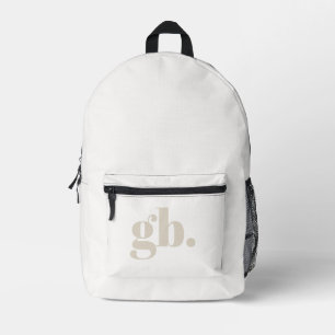 Monogram Veteraan Ivoor Bedrukte Rugzak