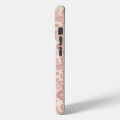 Monogram Victoriaans Roze Damaskpatroon Case-Mate iPhone Case (Achterkant / Links)