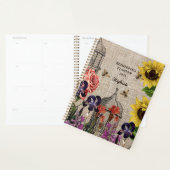 Monogram Vintage Bijenkorf Bloem Bijenteelt Planner (Display)