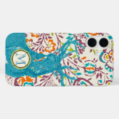 Monogram Vintage Herten Art Nouveau Bos iphone Case-Mate iPhone Case (Achterkant (horizontaal))