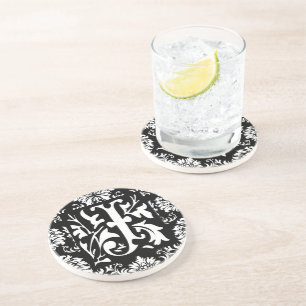 Monogram Vintage J Huwelijksjubileum Onderzetters