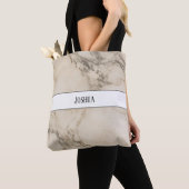 monogram vintage marmer tas (Dichtbij)