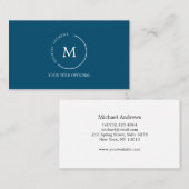 Monogram Visitekaartje (Voorkant / Achterkant)