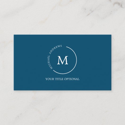 Monogram Visitekaartje (Voorkant)