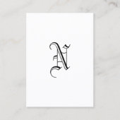 Monogram Visitekaartje (Voorkant)