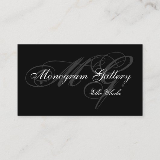  Monogram Visitekaartje (Voorkant)