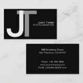 Monogram Visitekaartje (Voorkant / Achterkant)