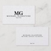 Monogram Visitekaartje (Voorkant / Achterkant)
