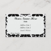 Monogram Visitekaartje (Achterkant)